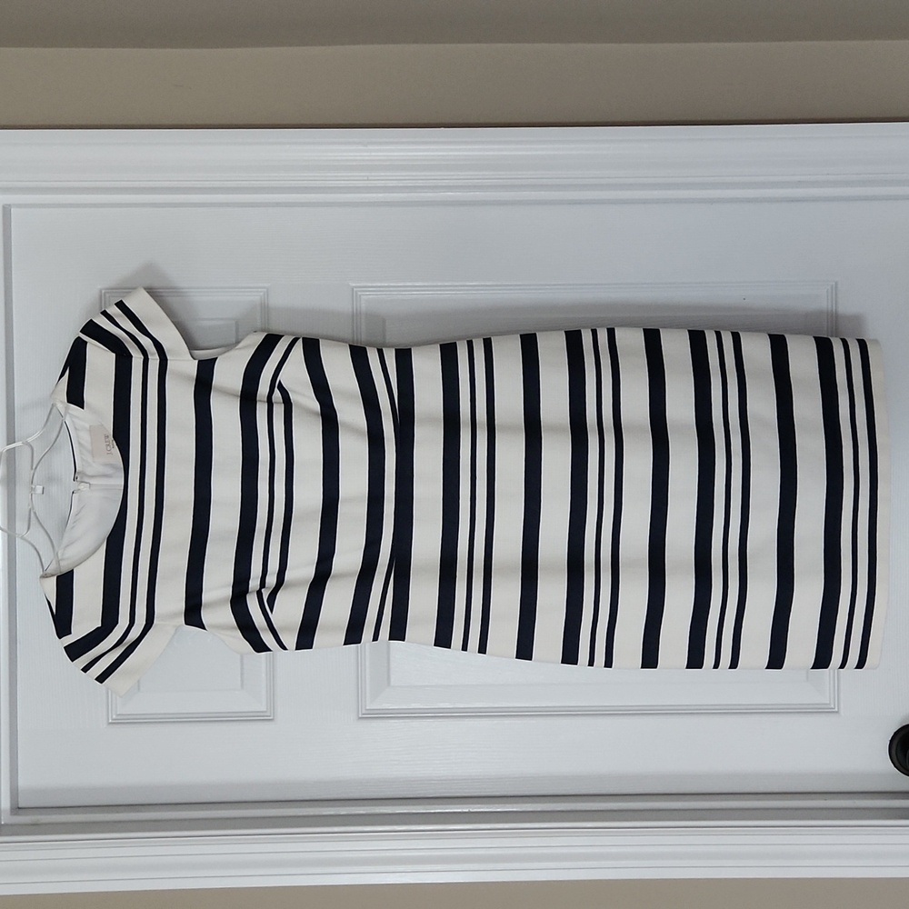 J.Crew suiting cap-sleeve dress